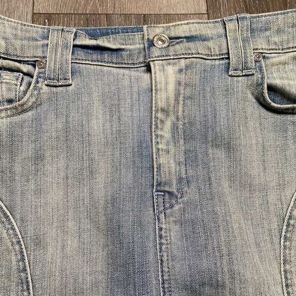 7 for all mankind Denim Skirt Size 28 - Picture 14 of 16